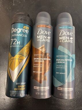 Sandalwood + Orange Dry Spray Antiperspirant - Gray